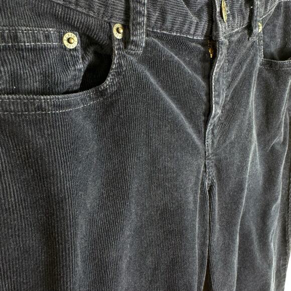 J. Crew Dark Navy Blue Straight Leg‎ City Fit Mid Rise Corduroy Pants Size 29R - Picture 3 of 7